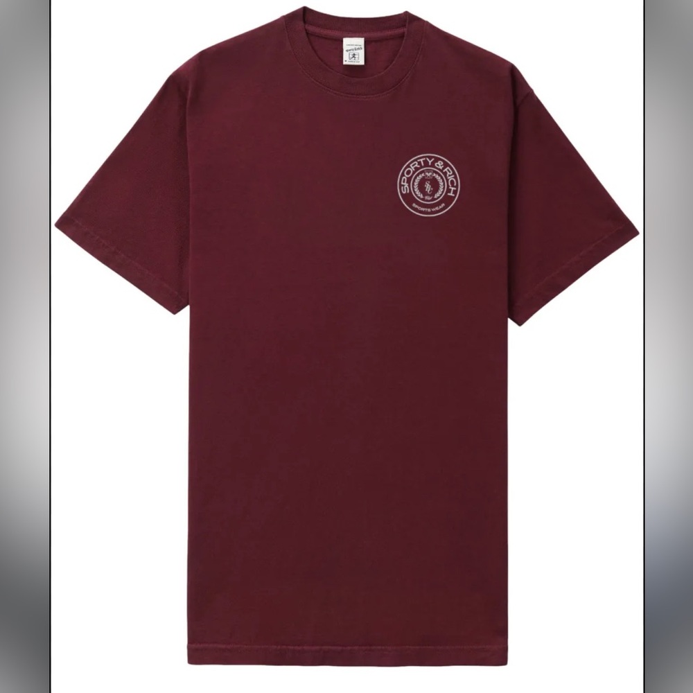 Sporty and rich crest tshirt